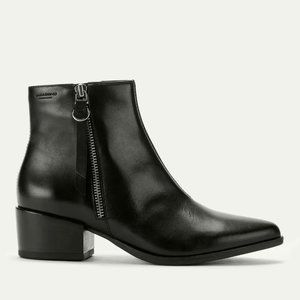 Women's Marja Leather Heeled Ankle Boots
